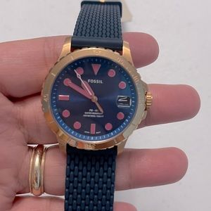 Fossil Blue and Pink Watch